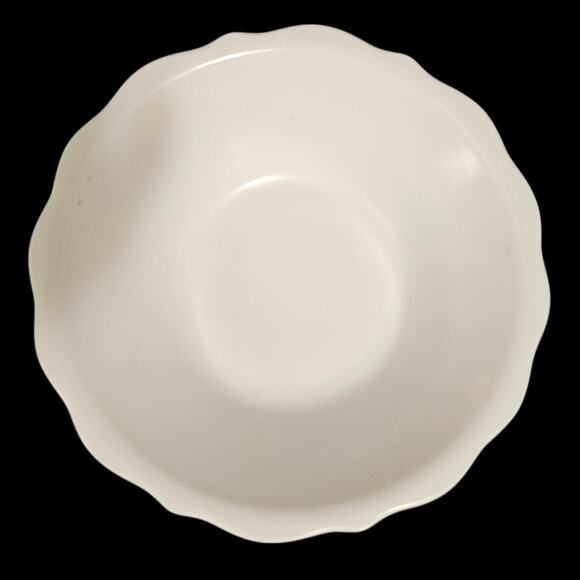 Vintage Melamine Kids Bowls Set of 4 Cars Stars Denim Blue Orange Scalloped Edge - Picture 3 of 6